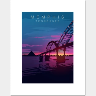 memphis - tennessee Posters and Art